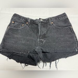 Levi's Black Jean Shorts size 8